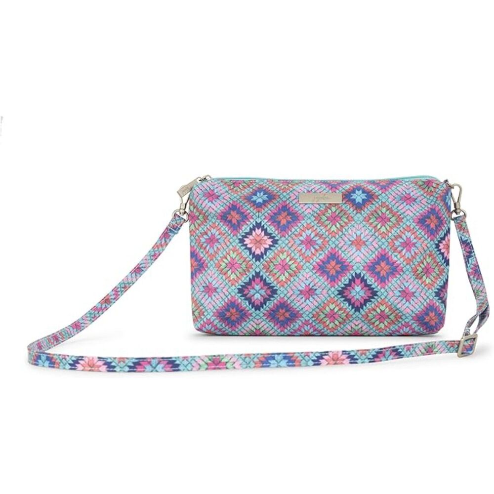 NWT JuJuBe | Be Quick Shoulder Bag/Wristlet Purse Organizer Threads